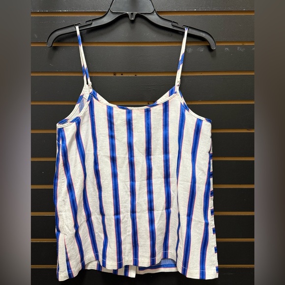 Joules Women's Carper Stripe Linen Blend Tank Top Sz 6 NWT 54.95 - Picture 3 of 3